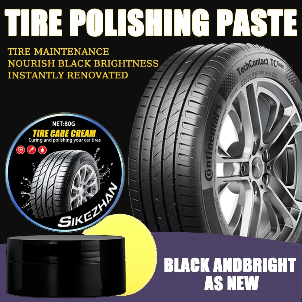 DIVERSE DEPOT™ - Black Tire Shine Polishing Wax