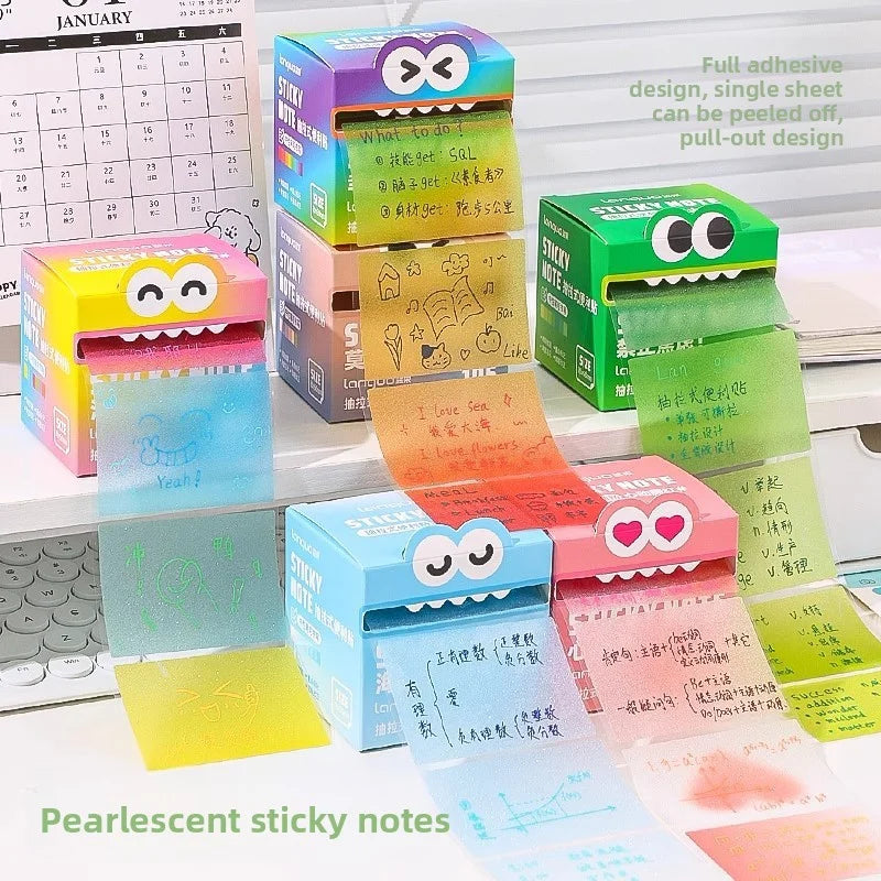DIVERSE DEPOT™ - Smart Transparent Sticky Notes for Students