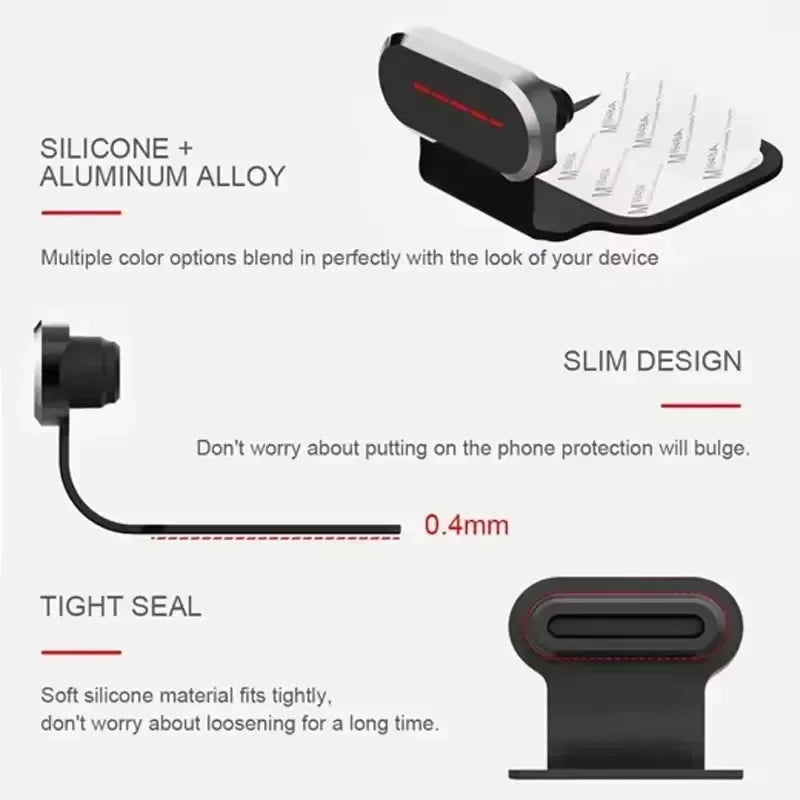 DIVERSE DEPOT™ - Phone Charging Port Dust Protector