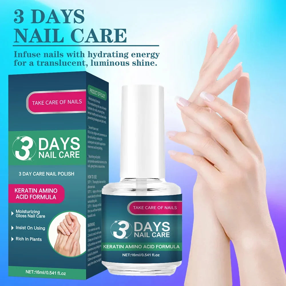 DIVERSE DEPOT™ - 3 Days Damaged Nail Recovery Serum