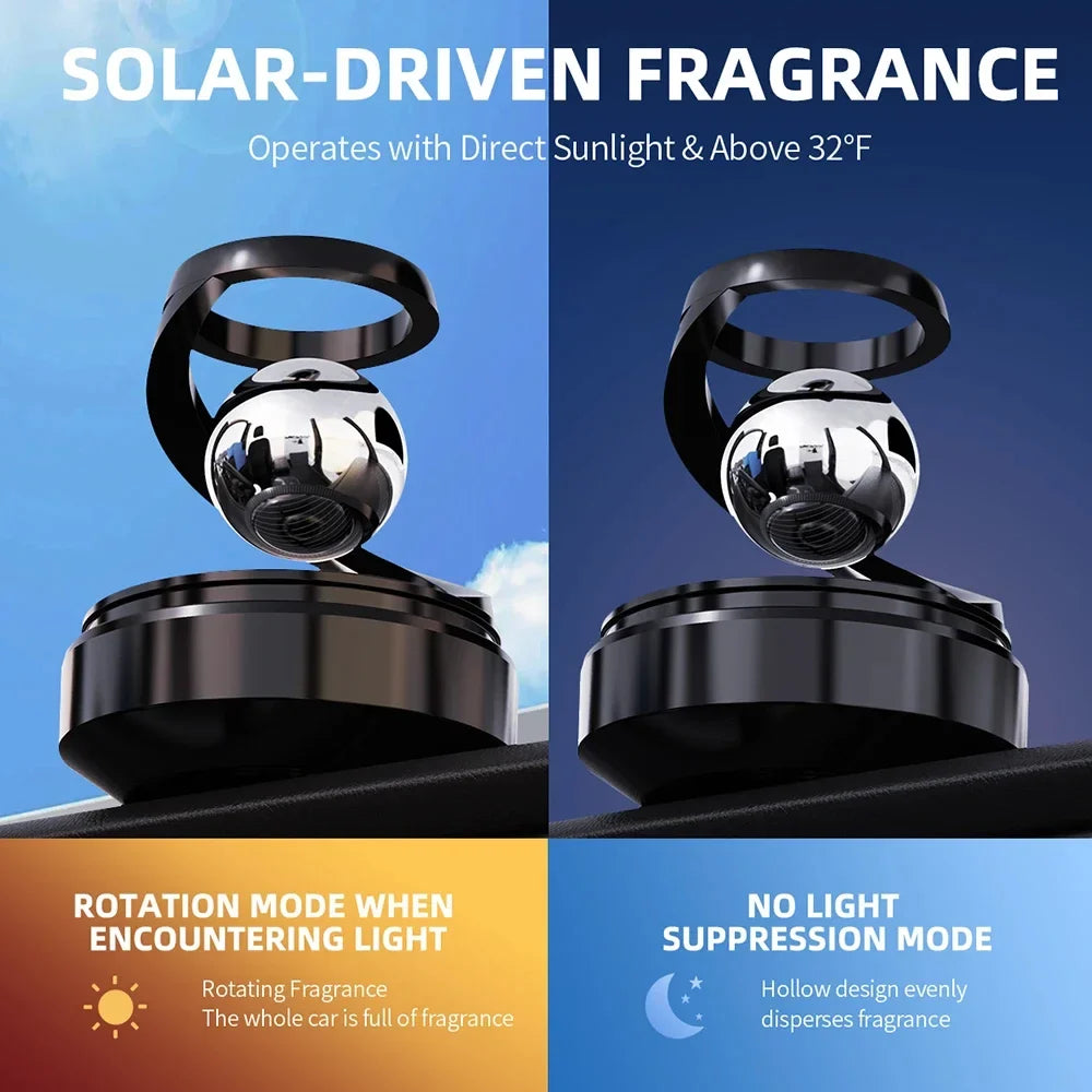 DIVERSE DEPOT™ - Solar Levitating Car Air Freshener | USA Imported
