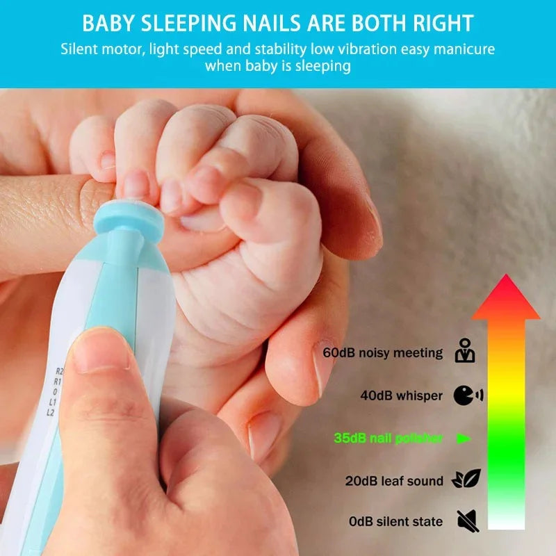 DIVERSE DEPOT™ - Electric Baby Safe Nail Trimmer | Imported Quality