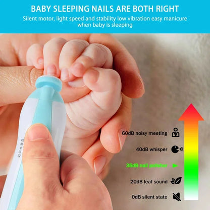 DIVERSE DEPOT™ - Electric Baby Safe Nail Trimmer | Imported Quality