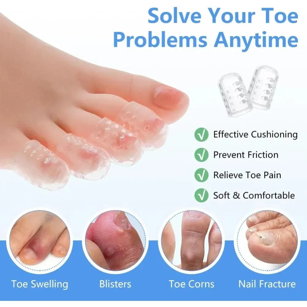 DIVERSE DEPOT™ - Invisible Silicone Toe Protectors