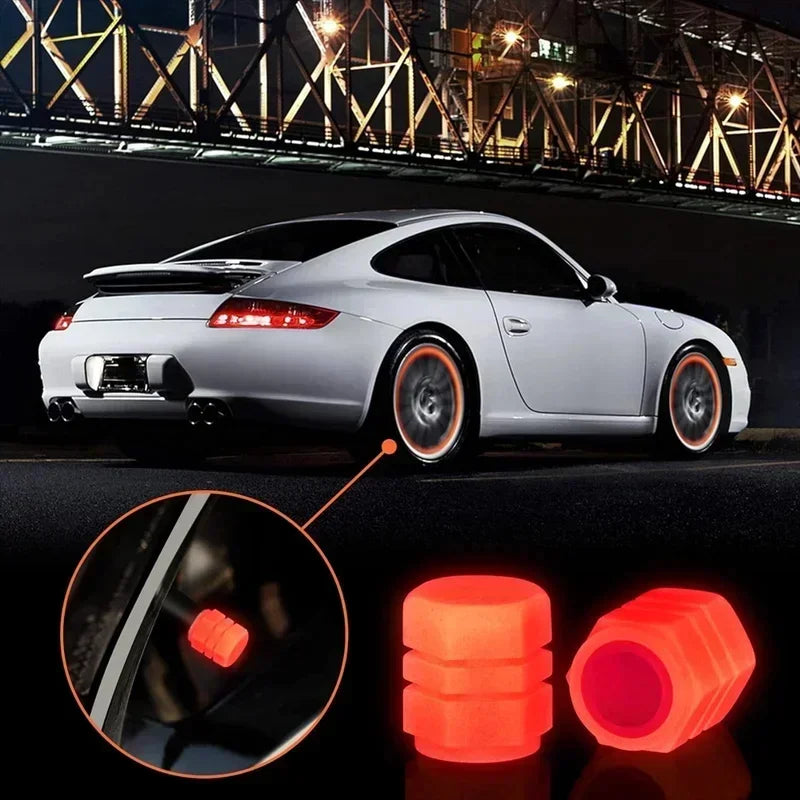 DIVERSE DEPOT™ - Night Glow Tire Valve Caps