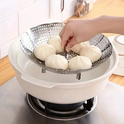 DIVERSE DEPOT™ - Stainless Steel Expandable Steamer Basket