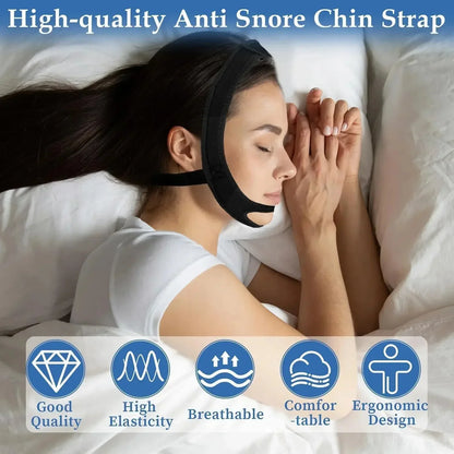 DIVERSE DEPOT™ - Anti Snoring Chin Strap Sleep Support