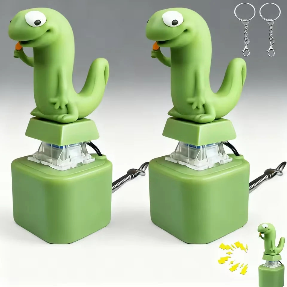 Funny Light-Up Lizard Keychain