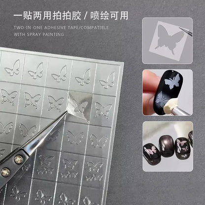 DIVERSE DEPOT™ - Luxury Nail Art Hollow Stickers