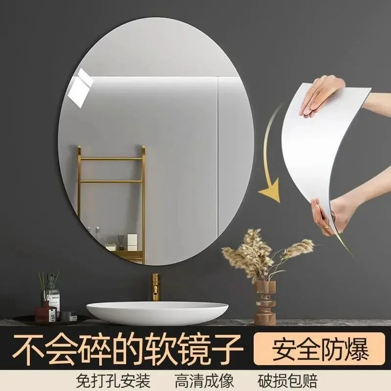 DIVERSE DEPOT™ - Safe Bendable Unbreakable Wall Mirror