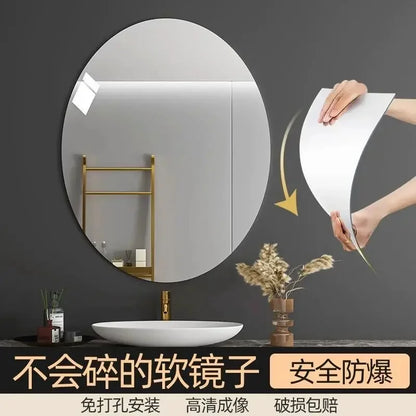 DIVERSE DEPOT™ - Safe Bendable Unbreakable Wall Mirror