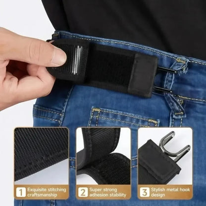 DIVERSE DEPOT™ - Elastic No Buckle Waist Belt for Jeans