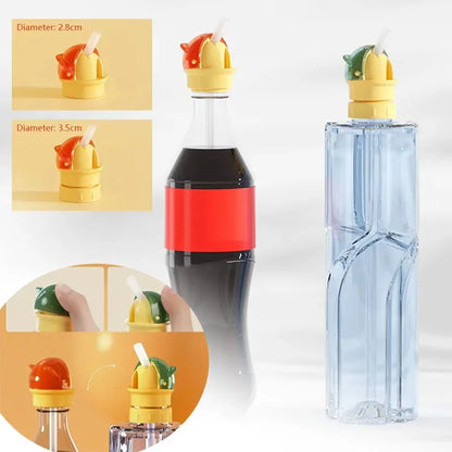 DIVERSE DEPOT™ - Safe Kids Bottle Straw Spill Proof Cap