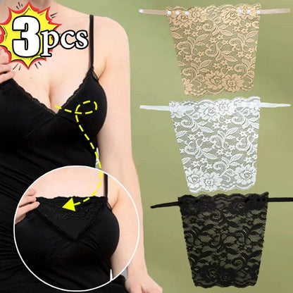 DIVERSE DEPOT™ - Stylish Inner Lace Chest Cover