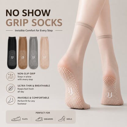 DIVERSE DEPOT™ - Invisible Grip Comfort Socks