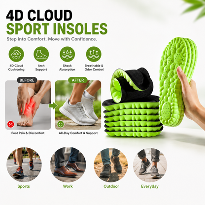 DIVERSE DEPOT™ - Cloud Comfort Height Insoles