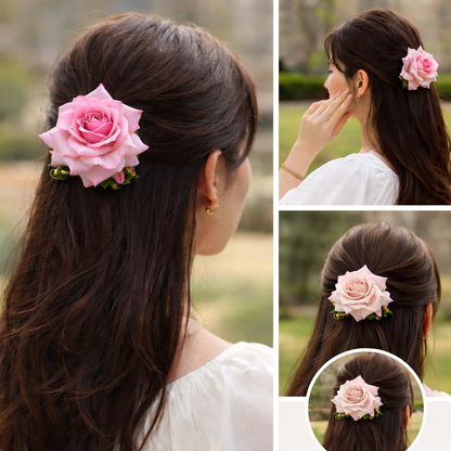 DIVERSE DEPOT™ - Beautiful Floral Hair Clip For Women