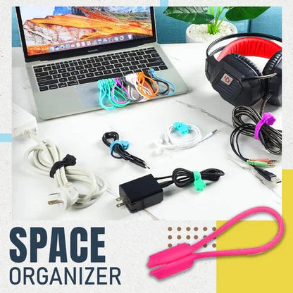 DIVERSE DEPOT™ - Magnetic Cable Organizer Reusable Tie Clips