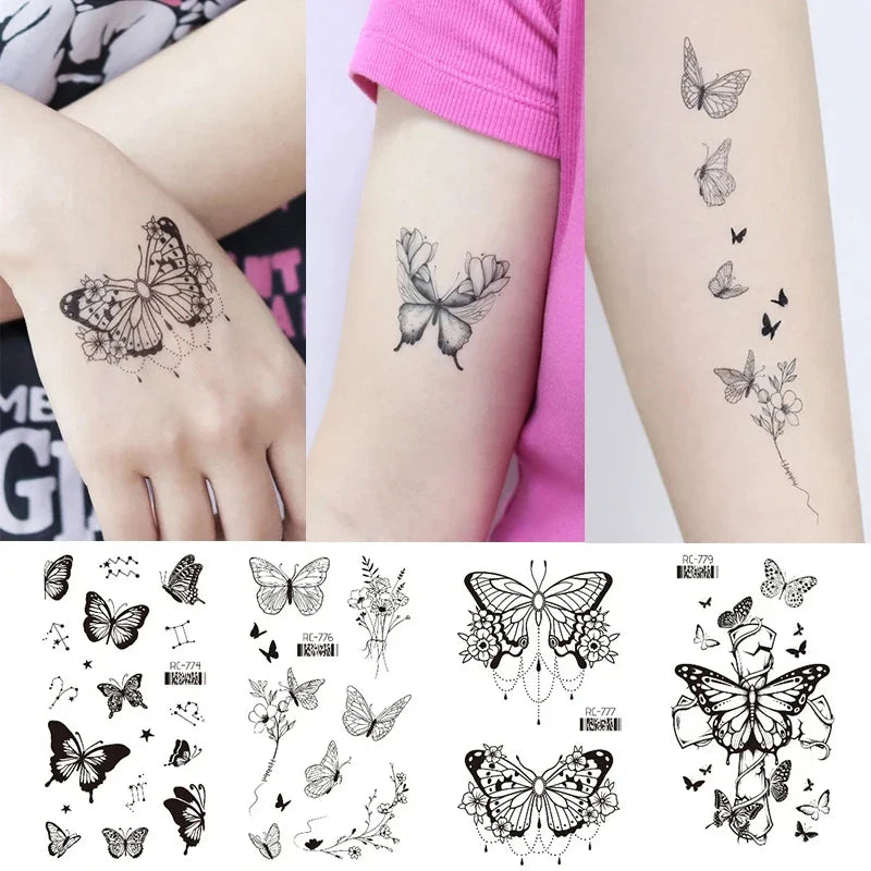 DIVERSE DEPOT™ Easy Apply Fashion Body Art Stickers