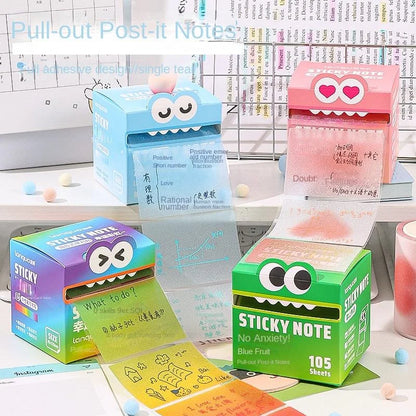 DIVERSE DEPOT™ - Smart Transparent Sticky Notes for Students