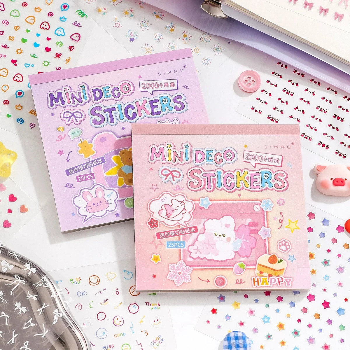 DIVERSE DEPOT™ - Mini Aesthetic Sticker Collection Book