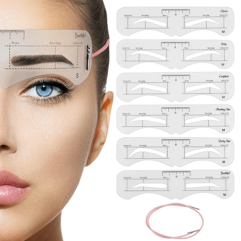 DIVERSE DEPOT™ - Perfect Eyebrow Shaping Stencil Kit