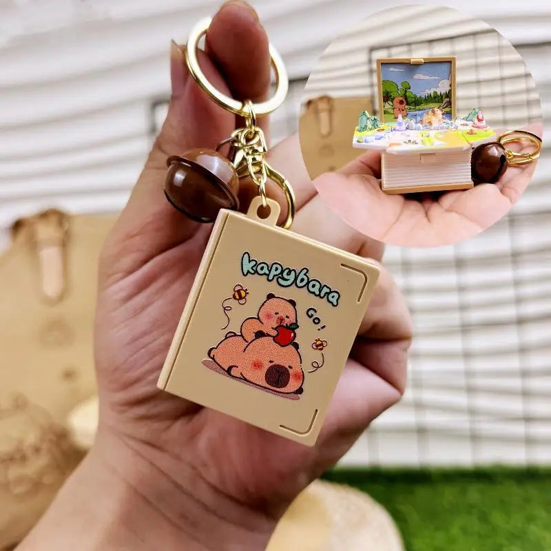 DIVERSE DEPOT™ - 3D Capibara Mini Keychain