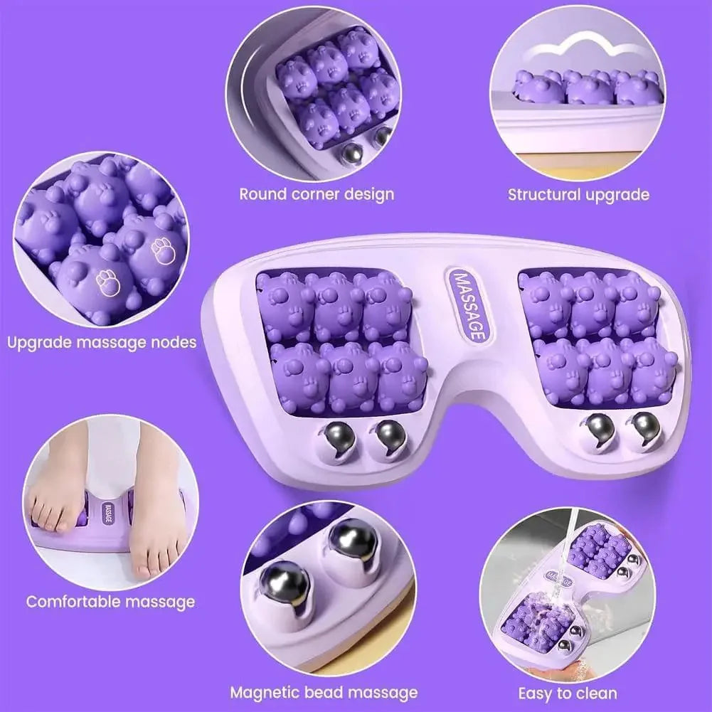 DIVERSE DEPOT™ - Dual Roller Relaxing Foot Therapy Massager