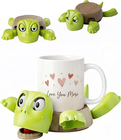 3D Printed Turtle Drink Coasters with Interactive Expression