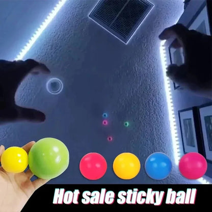 DIVERSE DEPOT™ - Glow Sticky Wall Ceiling Ball Toy