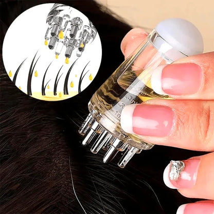 DIVERSE DEPOT™ - Hair Oil Applicator Scalp Massager Bottle
