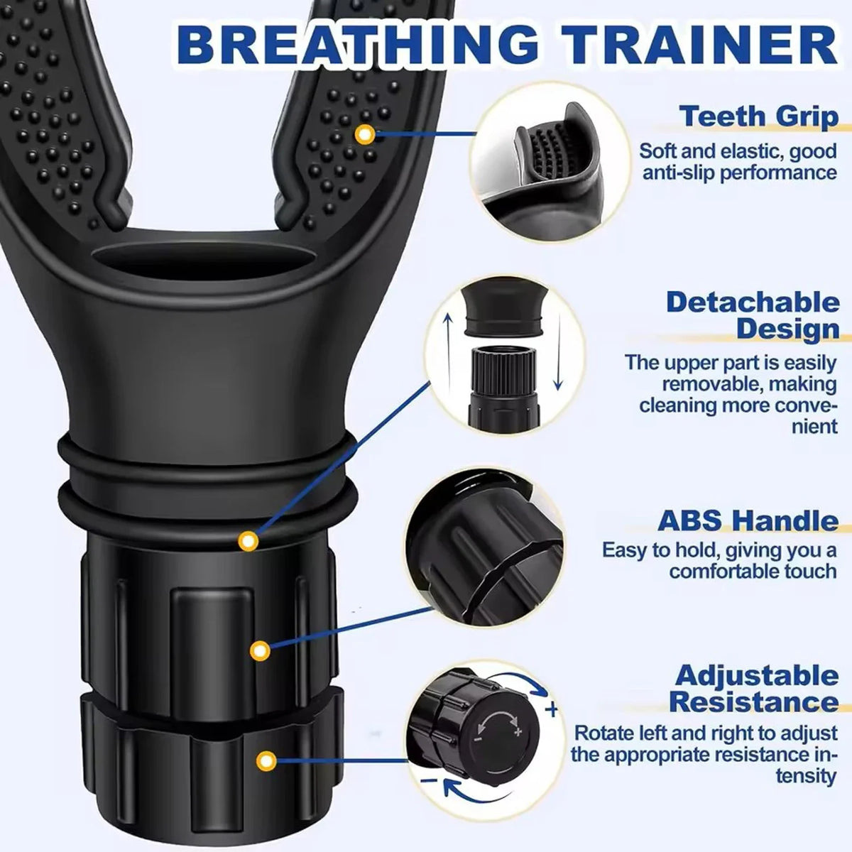 DIVERSE DEPOT™ - Compact Respiratory Exercise Trainer