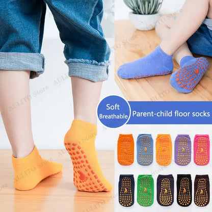 DIVERSE DEPOT™ - Kids Anti Slip Floor Socks Safe Grip