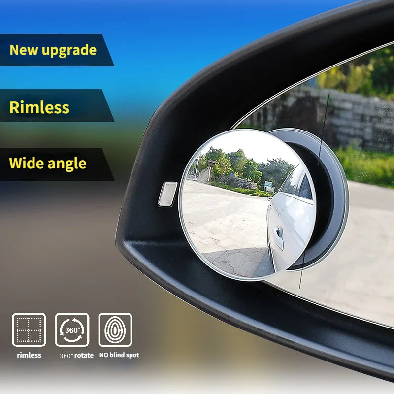 DIVERSE DEPOT™ - 360° Car Blind Spot Mirror | Imported Quality