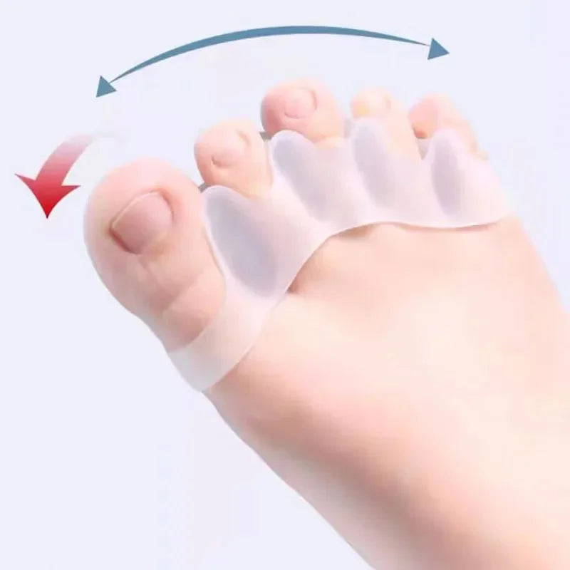 DIVERSE DEPOT™ - Soft Silicone Toe Spacer & Foot Corrector
