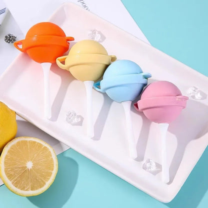 DIVERSE DEPOT™ - Silicone Lollipop Ice Cream Maker Mould