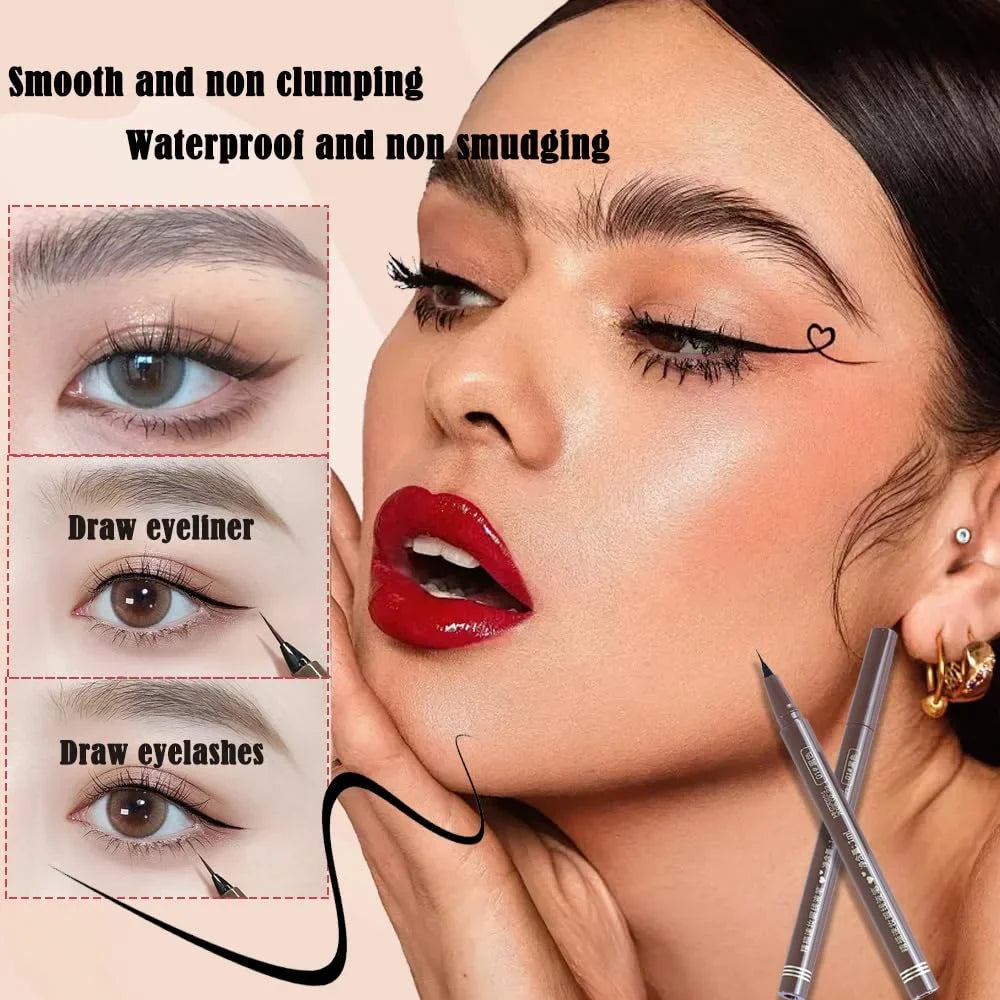 DIVERSE DEPOT™ - Ultra Fine Waterproof Liquid Eyeliner Pen