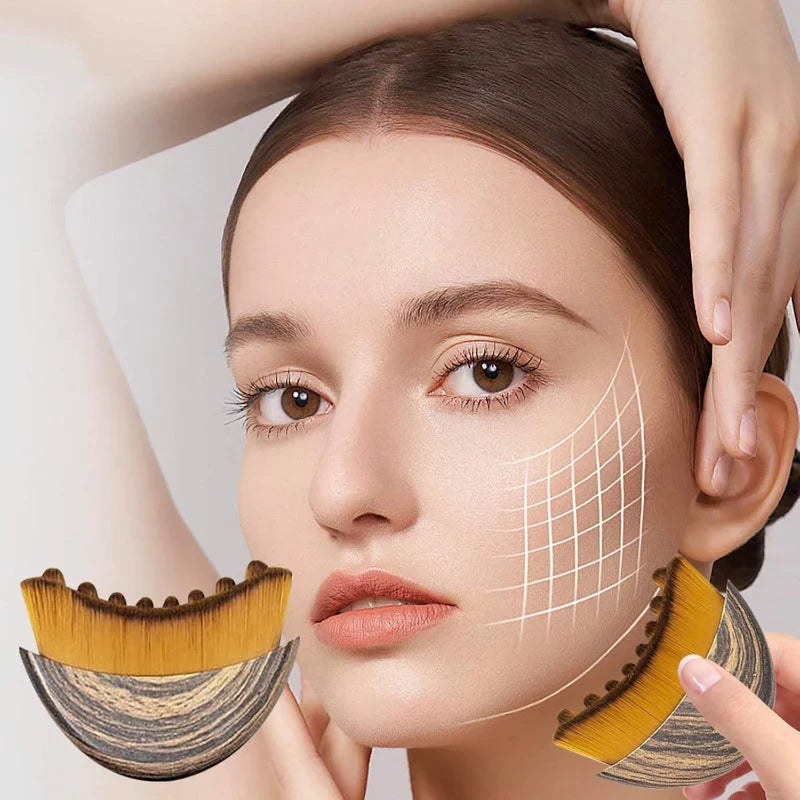 DIVERSE DEPOT™ - Lymphatic Contour Face Brush