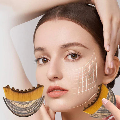 DIVERSE DEPOT™ - Lymphatic Contour Face Brush