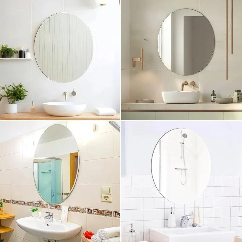 DIVERSE DEPOT™ - Safe Bendable Unbreakable Wall Mirror