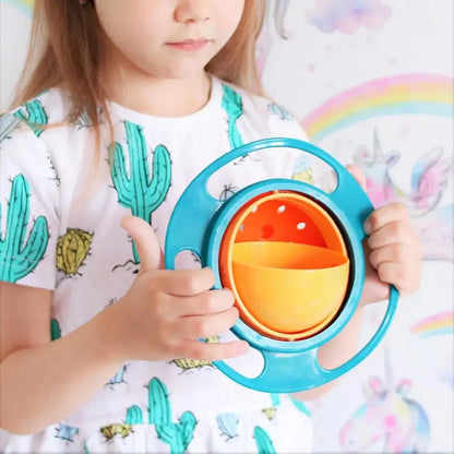 DIVERSE DEPOT™ - 360° Rotating Baby Gyro Snack Bowl