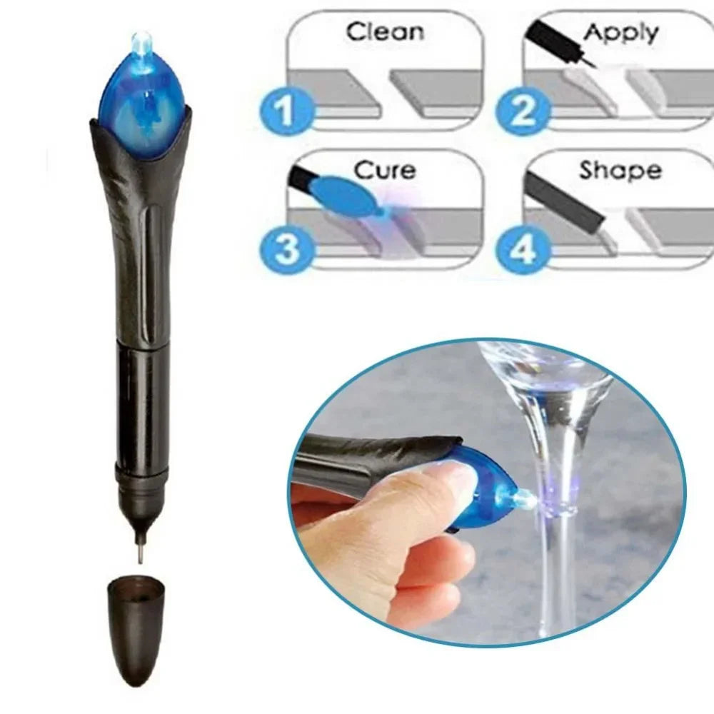 DIVERSE DEPOT™ - UV Liquid Plastic Repair Glue Pen