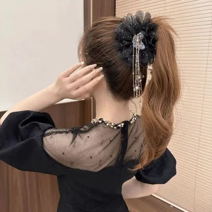 DIVERSE DEPOT™ - Premium Stylish Flower Hair Clip | Imported Quality