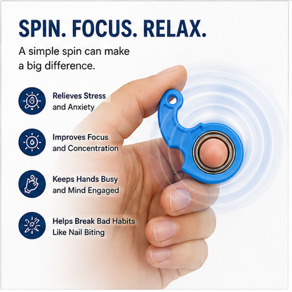 DIVERSE DEPOT™ - Keychain Stress Relief Spinner