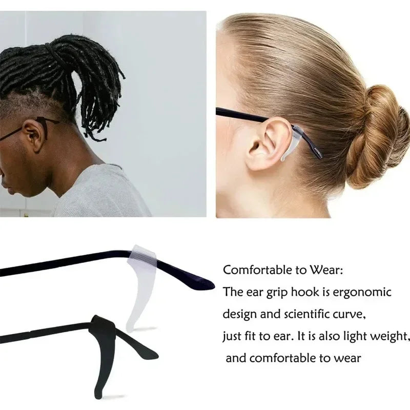 DIVERSE DEPOT™ - Anti Slip Glasses Ear Hook Grips