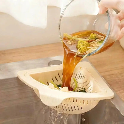 DIVERSE DEPOT™ - Kitchen Sink Corner Strainer Basket