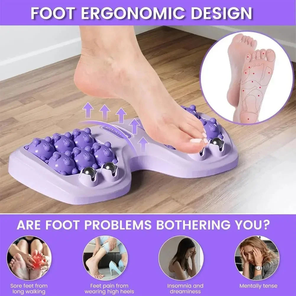 DIVERSE DEPOT™ - Dual Roller Relaxing Foot Therapy Massager