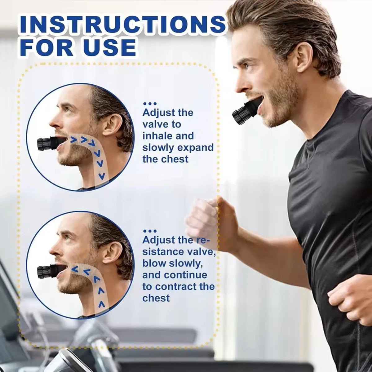DIVERSE DEPOT™ - Compact Respiratory Exercise Trainer