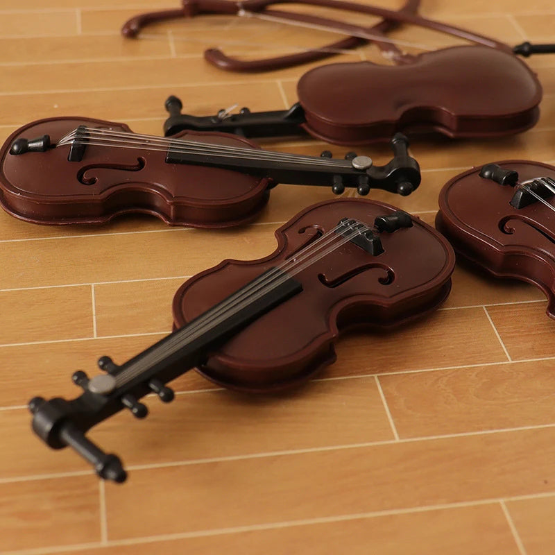 DIVERSE DEPOT™ - Mini Violin Toy Music Playing Model