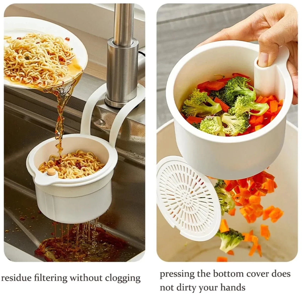 DIVERSE DEPOT™ - Tap Mounted Kitchen Sink Strainer Basket